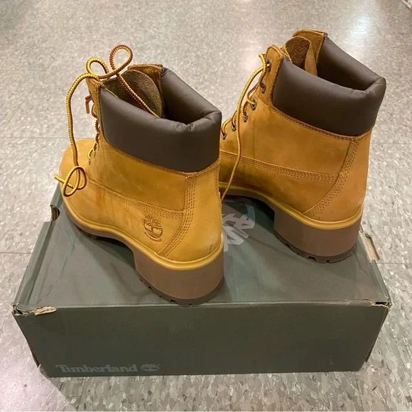 Timberland Kinsley Waterproof Brown Boots | Size 6 - Picture 3 of 5